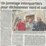 Un jumelage Interquartiers pour décloisanner nord et sud