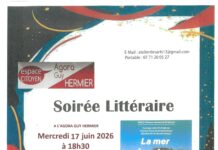 Soirée Littéraire et conférence : avec Charles François Boudouresque, mercredi 17 juin 2026 à 18h30 à l’Agora Guy Hermier la soirée se terminera par un repas (P.A.F: 15,00)